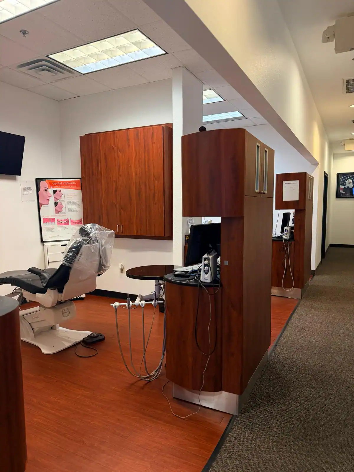 Treatment room at Soft Touch Dental in Plano